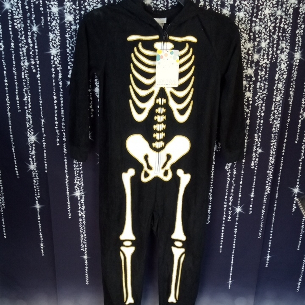 👻 🍒 Saint Eve Kids Halloween Skeleton Sleepwear